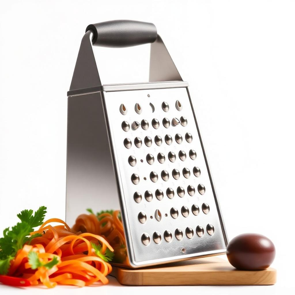 Kit Ralador Aço Inox 4 Faces Grande 18cm + Mini Ralador — produto recomendado pelo nutricionista Eduardo Klein