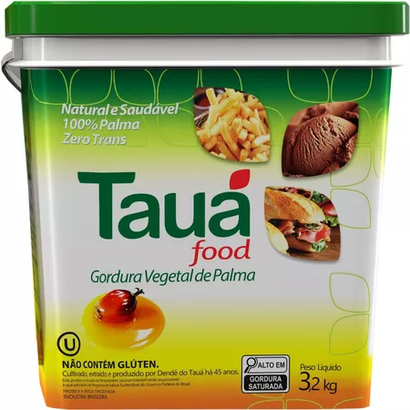 Óleo Gordura Vegetal de Palma 3,2kg - Tauá — produto recomendado pelo nutricionista Eduardo Klein