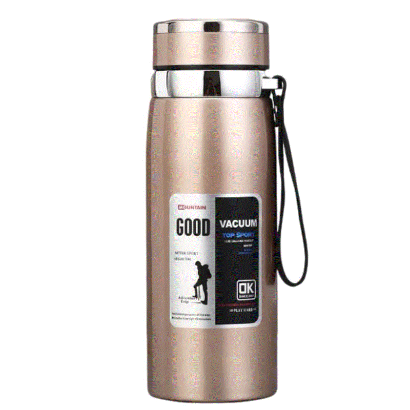 Garrafa Térmica Inox Premium — Parede Dupla — produto recomendado pelo nutricionista Eduardo Klein
