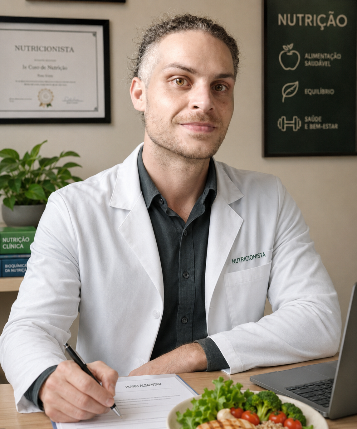 Retrato do nutricionista Eduardo Klein, mestre em Gastroenterologia pela UFRGS